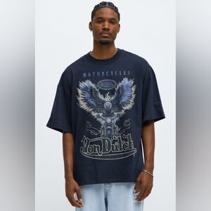 Von Dutch Oversized Dark Wings Tee Fashion Nova
